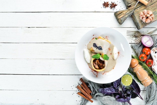 Danie sezonowe na talerzu